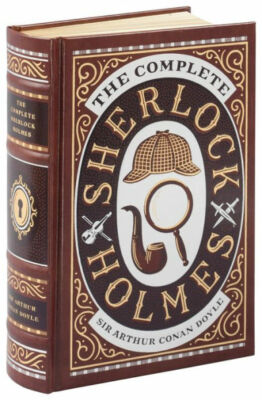 THE COMPLETE SHERLOCK HOLMES by Arthur Conan Doyle Leather Bound New Sealed-image