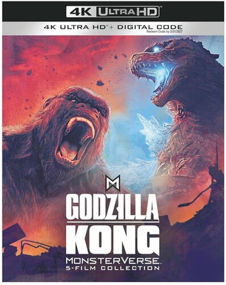 Godzilla/Kong Monsterverse 5-Film Collection [New 4K UHD Blu-ray] 4K Mastering-image