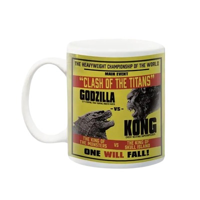 Godzilla vs Kong Man Event 11 Ounce Ceramic Mug-image