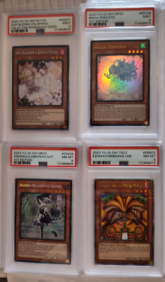 Various Yugioh 2020 - 2025 PSA graded 8, 9 ,10 Ash Blossom, Rikka, Arianna, more-image