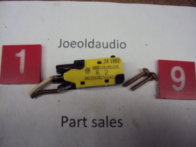 Fisher MT-6115 Turntable AC ON/OFF Switch. Tested. Parting Out Entire MT-6115.-image