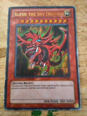 Yu-Gi-Oh! Slifer The Sky Dragon Red God Card-image