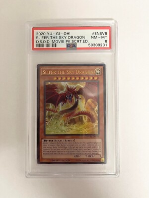 2020 YU-GI-Oh! MVP1-ENSV6 Slifer the Sky Dragon GRADED PSA 8-image