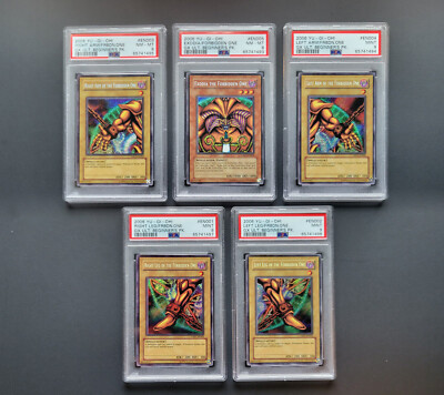 YuGiOh 2006 GX Ultimate Beginner’s Pack UBP1 Exodia Complete PSA 8 9 Secret Rare-image