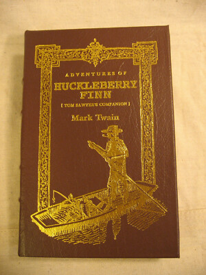 Adventures of Huckleberry Finn Mark Twain Leatherbound Brand New Easton Press-image
