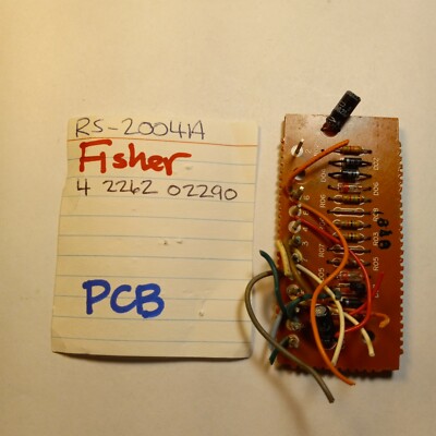 📈 FISHER ⚡️ 4 2262 02290 UNKNOWN PCB ⚡️ RS-2004A STEREO RECEIVER-image