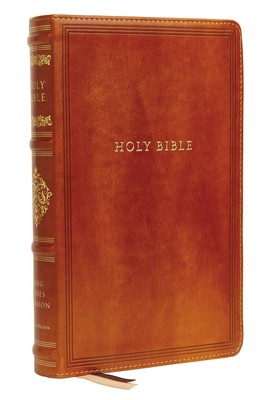 KJV, Personal Size Reference Bible, Sovereign Collection, Leathersoft, Brown, R,-image