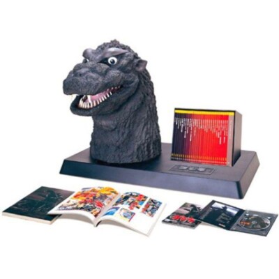 GODZILLA Limited 30DVD Final BOX w/Godzilla Head,Outer BOX Japan F/S New-image