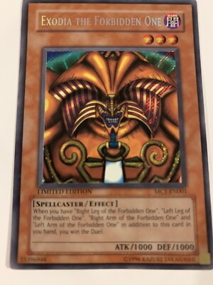 Exodia The Forbidden One (Secret Rare MCI-EN001 Limited Limited Edition)-image