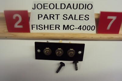 Fisher MC-4000 Combo Receiver Antenna Input Jack Panel. Tested. Parting MC-4000-image