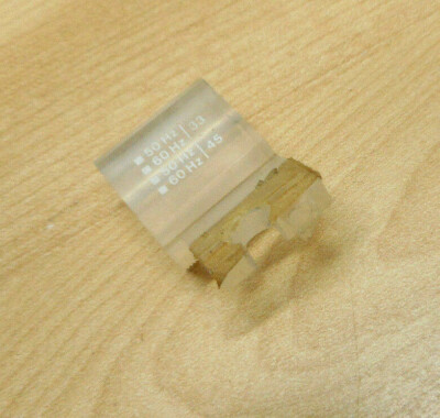 FISHER MT-6330 TURNTABLE - STROBE LIGHT LENS  -  PARTING OUT-image