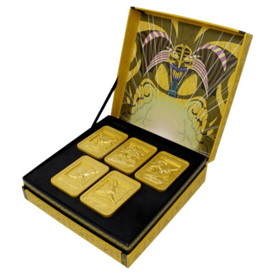 NEW Yu-Gi-Oh! Exodia The Forbidden One Limited 24K Gold Plated Ingot Set YuGiOh-image