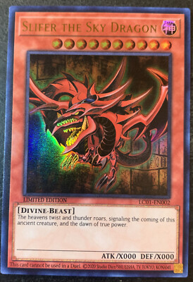 Yugioh! Slifer the Sky Dragon 25th Anniversary LC01-EN002 Ultra Rare-image