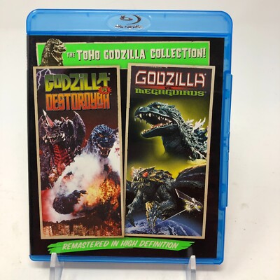 Godzilla vs Destoroyah & vs Megaguirus (Blu-ray) Very Good Condition  2 Discs-image