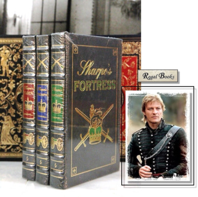SHARPE'S TIGER SET Bernard Cornwell - Easton Press🖋SIGNED🖋 Fortress SEALED-image