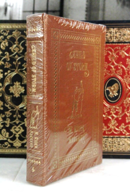 CHILD OF STORM H Rider Haggard - Easton Press - SEALED Quartermain Adventures-image