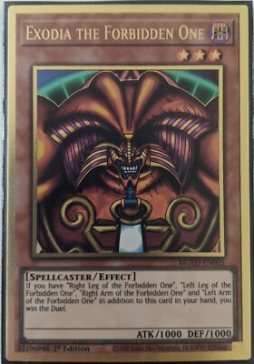 Exodia the Forbidden One - MGED-EN005  - Premium Gold Rare - 1st Edition  Yugioh-image
