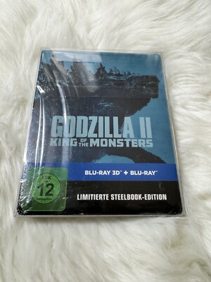 ✅ GODZILLA KING OF THE MONSTERS 3D + Blu-ray Steelbook L Region-Free NEW-image