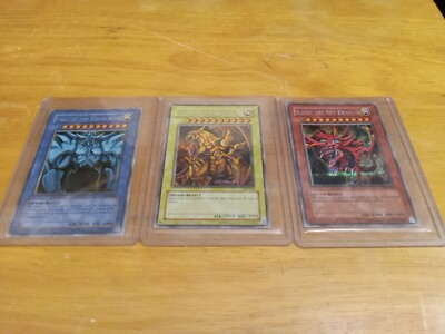 Yu-Gi-Oh! TCG - Slifer, Obelisk & Ra Secret Rare Promos GBI-001, 002 & 003 -image