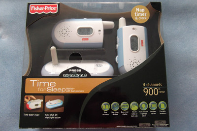 Fisher Price Time For Sleep Monitor with Dual Receivers-image