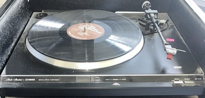 Vintage Fisher MT-272 Studio Standard Servo Drive turntable Tested NO COVER-image