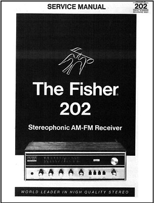 Service Manual Fits Fisher 202 Radio Receiver-image