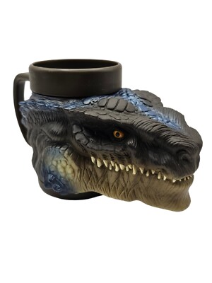 Godzilla Toho Co. 1998 Equity Toys Gruesome Gulper Monster Gojira Kaiju Mug Cup-image
