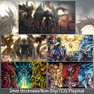 Yu-Gi-Oh! Playmat Slifer The Sky Dragon Obelisk Tormentor TCG CCG Card Game Mat-image