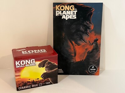 King Kong book and mug lot-image