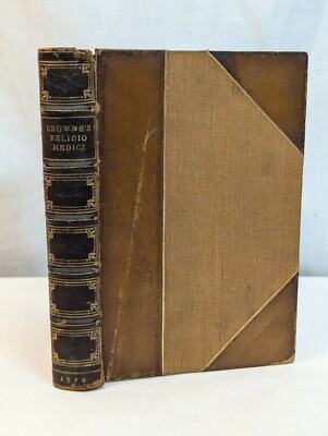 1920 Sangorski & Sutcliffe Bound Religio Medici, Sir Thomas Brown, Fair Cond.-image