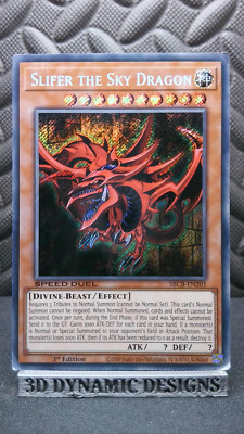 | Yugioh Slifer the Sky Dragon SBCB-EN201 1st Edition Secret Rare PL 🔥 |-image