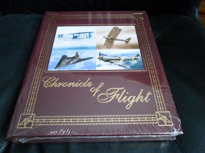 EASTON PRESS - CHRONICLE OF FLIGHT - BOYNE - AVIATION HISTORY LEATHER SEALED NEW-image
