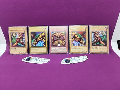 Exodia The Forbidden One Set Left Right Leg Arm LOB See Scan 124 120 *CCGHouse*-image