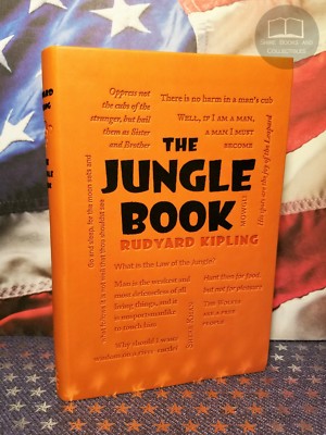 NEW The Jungle Book by Rudyard Kipling Word Cloud series Softcover Faux Leather-image