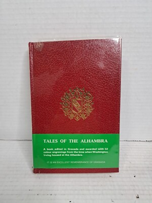 Tales Of The Alhambra (Washington Irving) 1973 Leather HC Color Engravings Spain-image