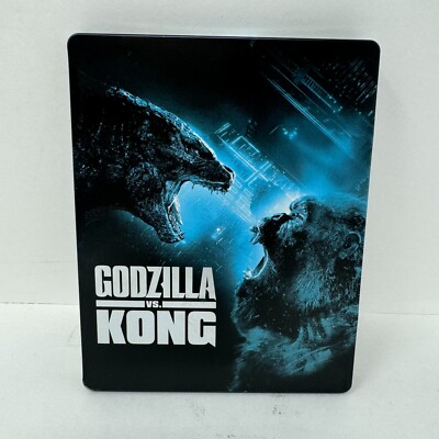 Godzilla vs Kong (2021) 4K + Blu-ray. Steelbook. No Digital or Slip-image