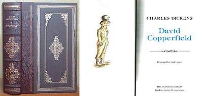 David Copperfield, Franklin Library, Quarter Leather Bound-image