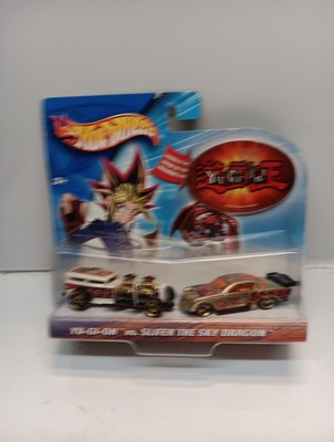 Hot Wheels Yu-Gi-Oh vs. Slifer the Sky Dragon Vehicle Set Factory Sealed Sticker-image