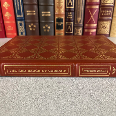 THE RED BADGE OF COURAGE Stephen Crane 1979 Ltd. Ed. Franklin Lib. 100 Greatest-image