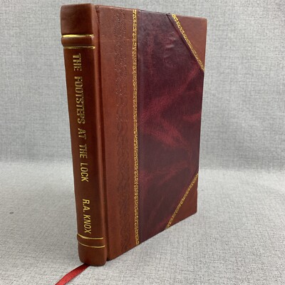 Footsteps At The Lock By Ronald A. Knox 1928 Methuen Uk 4Th Ed Leather Bound-image
