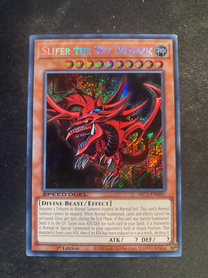 Slifer the Sky Dragon - SBC1-ENH01 - Secret Rare - 1st Edition - Speed Duel N/M-image