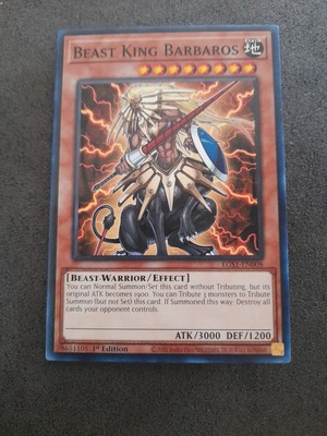 Yu-Gi-Oh Beast King Barbaros EGS1-EN008 Egyptian God Deck: Slifer the Sky Dragon-image