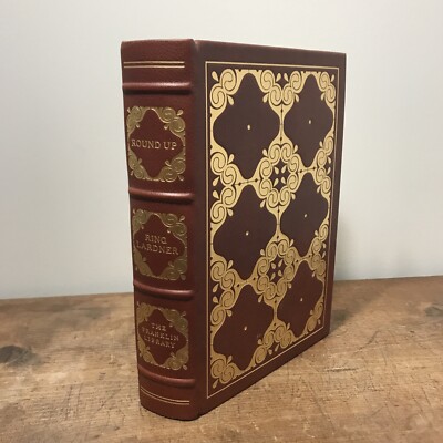Round Up ~ Ring Lardner ~ Franklin Library ~ Ltd Ed. ~ Gilt Leather Bound Book-image