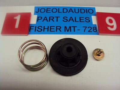 Fisher MT-728 Turntable Foot, Spring, Mounting Screw. Tested. Parting Out MT-728-image