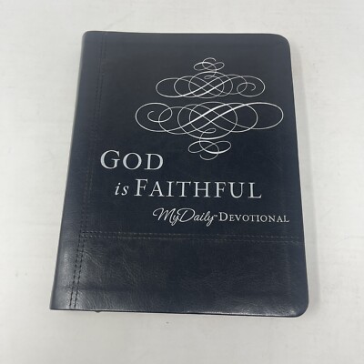 GOD IS FAITHFUL MYDAILY DEVOTIONAL By Johnny Hunt - Hardcover Leather Bound New-image
