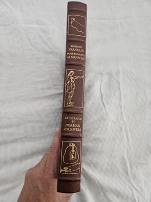 Benjamin Franklin 📚 Easton Press Leather 🪶 Poor Richard’s Almanacks 🎨-image
