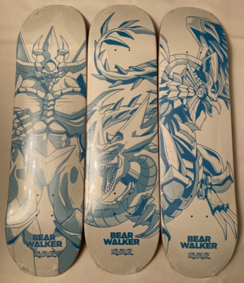 Bear Walker Yu-Gi-Oh! Egyptian God SECRET RARE SET Skateboards Ra Obelisk Slifer-image