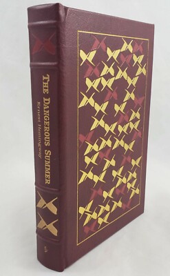 Easton Collector Edition The Dangerous Summer Ernest Hemingway Leather Gold VG-image