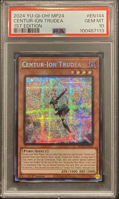 2024 PSA 10 YUGIOH MP24 25TH SECRET RARE CENTUR ION TRUDEA 💫-image