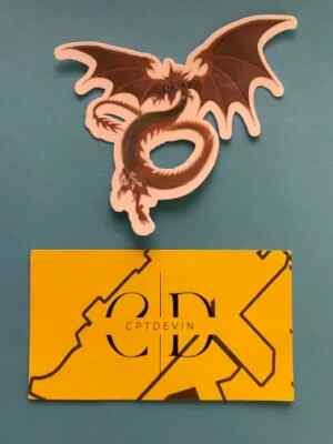 Slifer The Sky Dragon (ALTERNATE) Waterproof Sticker 3.2'' x 3.4'' | Yu-Gi-Oh!-image